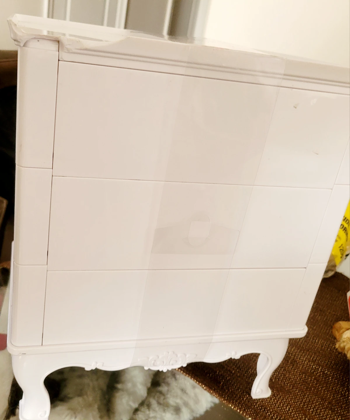 White 3-Drawer Vanity Storage Chest - photo 3