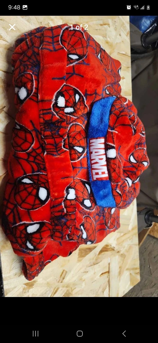 Marvel Spider-Man Fleece Bathrobe