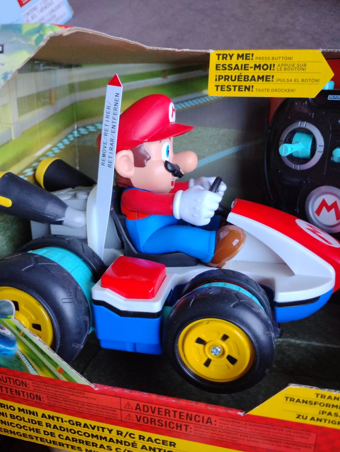 New Mario Kart Mini Anti-Gravity RC Racer - photo 2