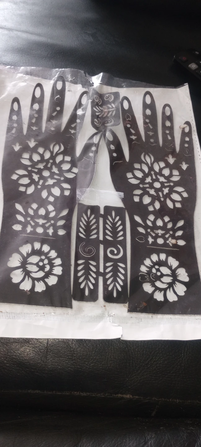 Henna Hand Stencils
