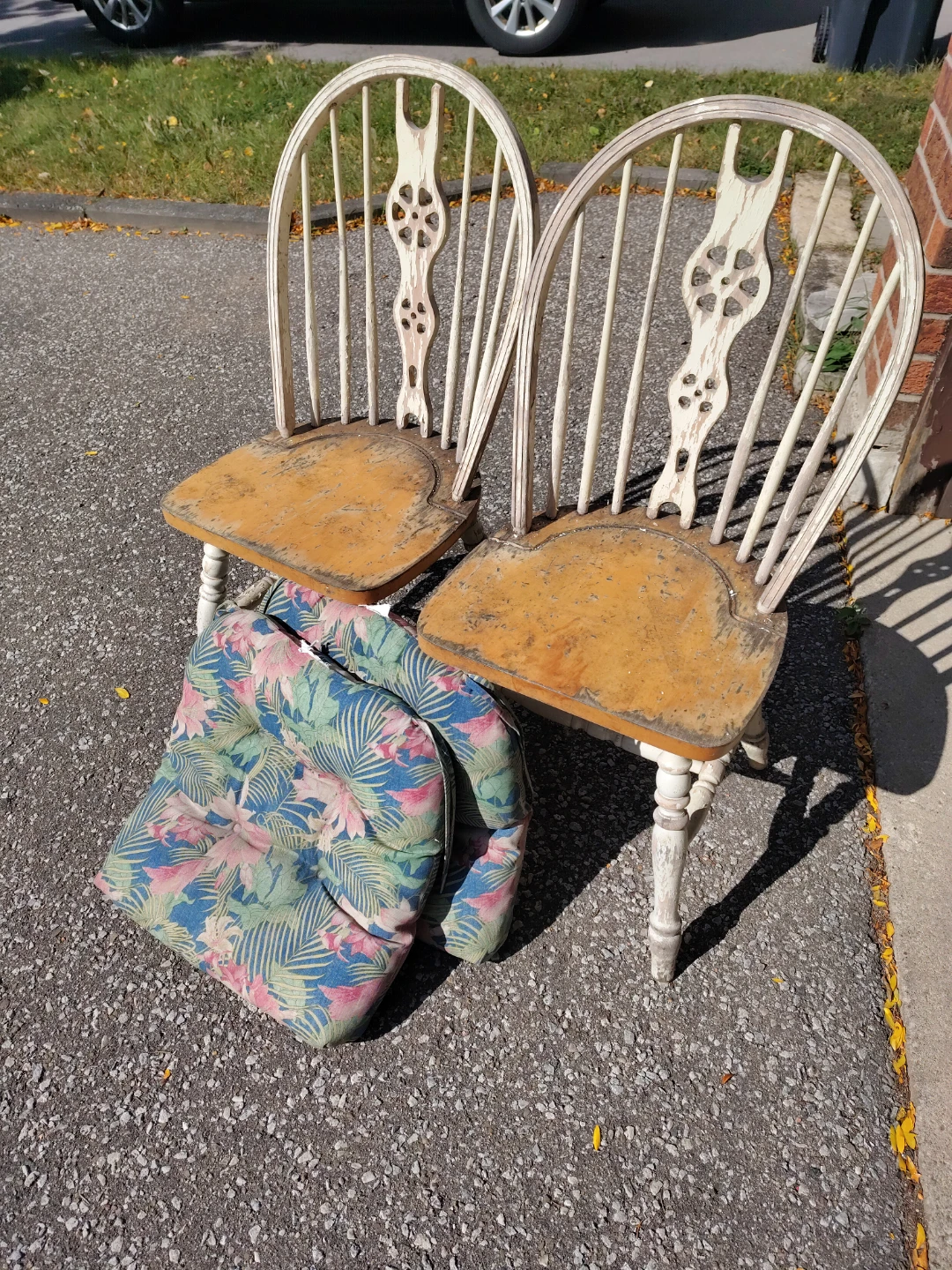 Two Vintage Dining Chairs