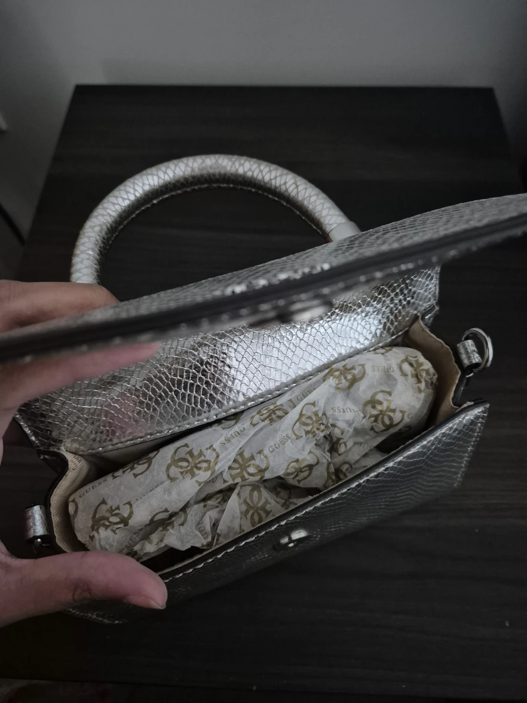 Guess Silver Handbag - photo 3