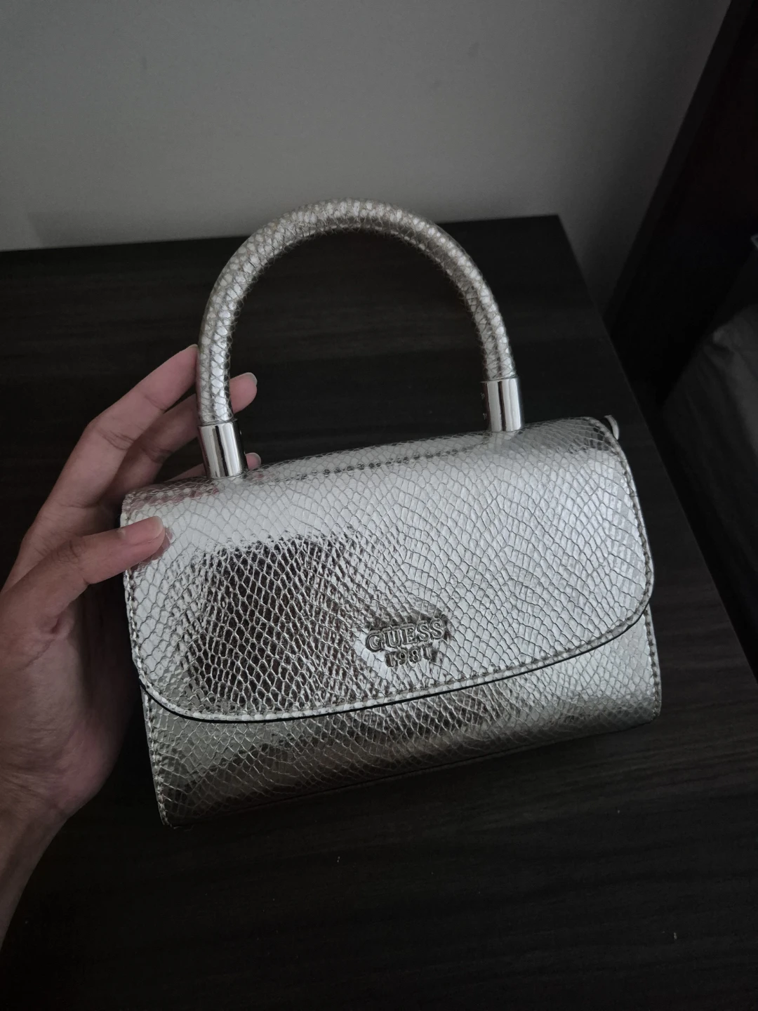 Guess Silver Handbag - photo 4