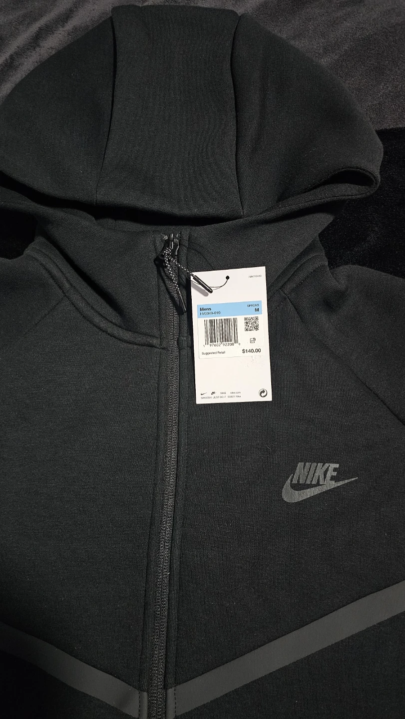 Nike Tech Fleece Full-Zip Hoodie Mens Medium