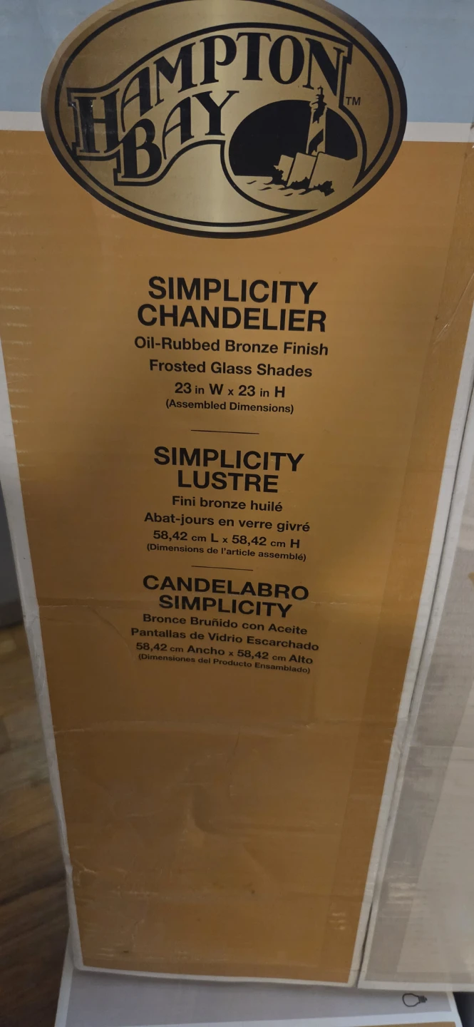 Hampton Bay Simplicity Chandelier - photo 2