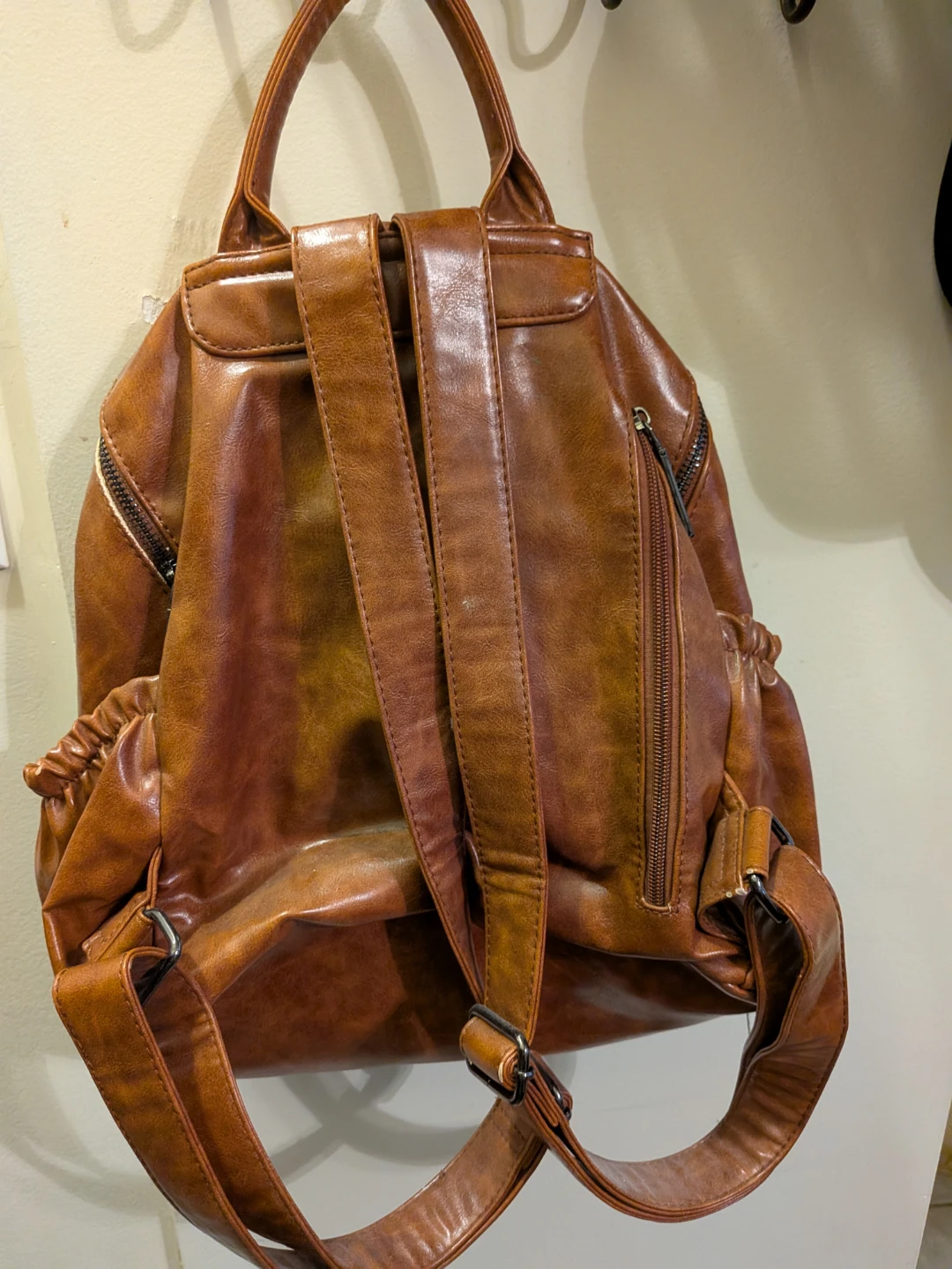 Brown Convertible Backpack Purse - photo 2