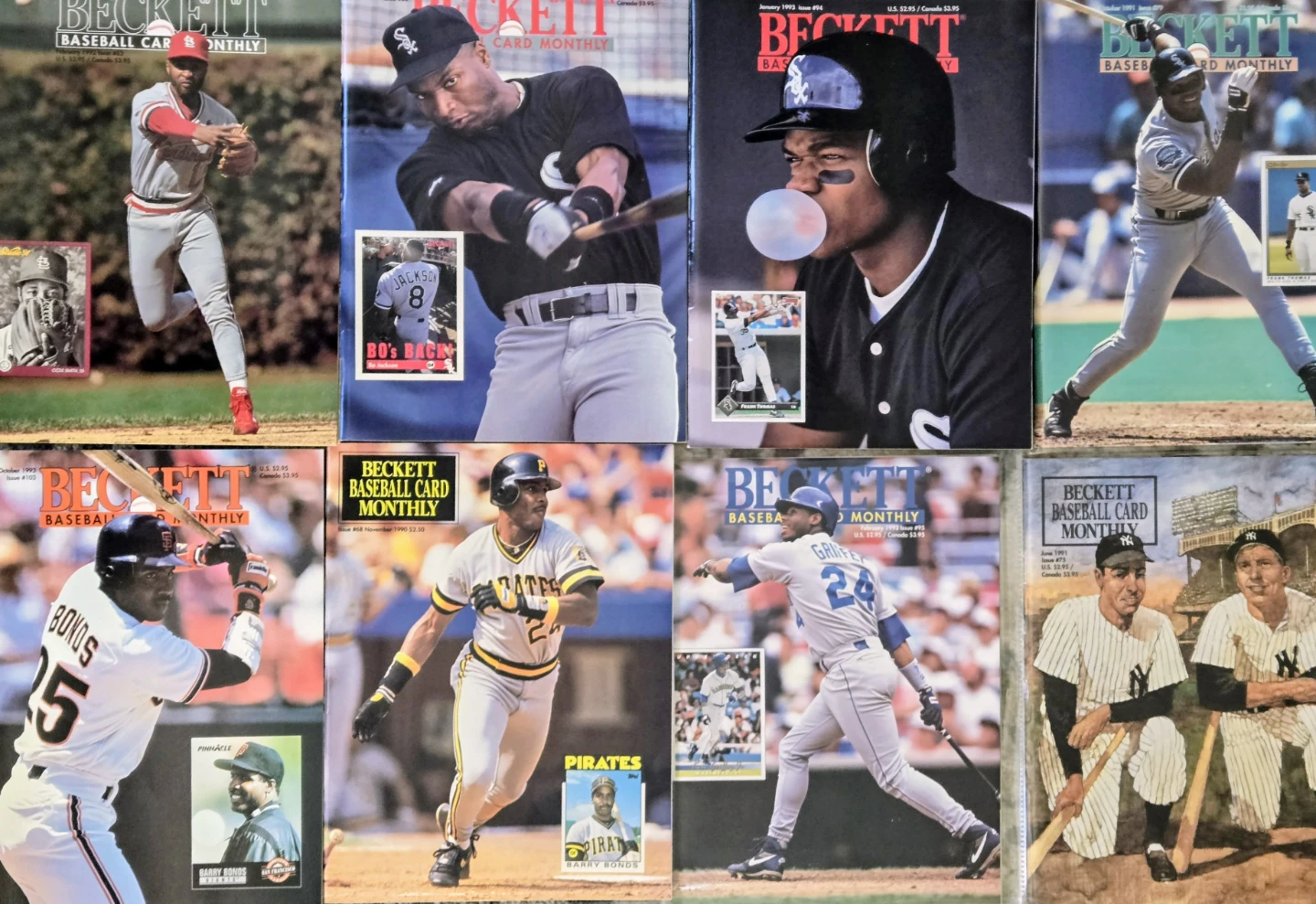 24 Vintage Beckett Magazines, Pristine. 12 Hky/12BB - photo 2