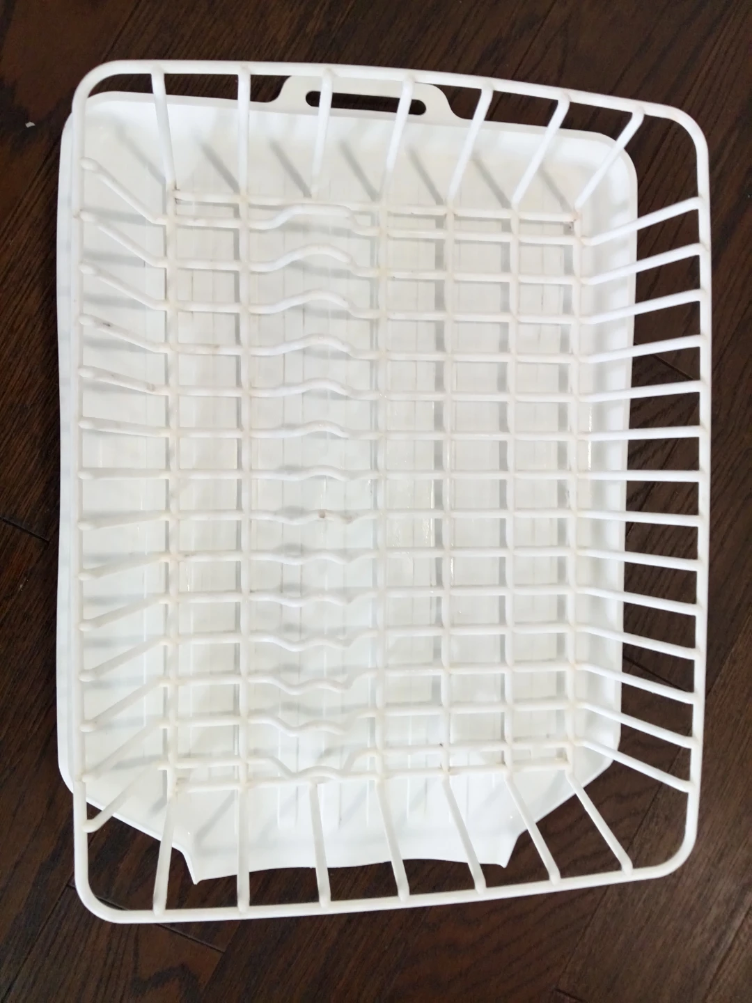 White Plastic Dish Drying Rack