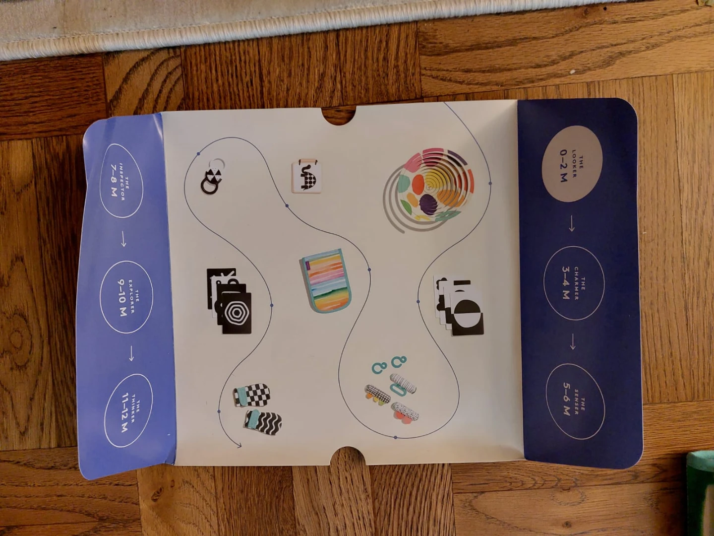 Lovevery "The Looker" Play Kit (0–2 Months ) with Box - photo 3