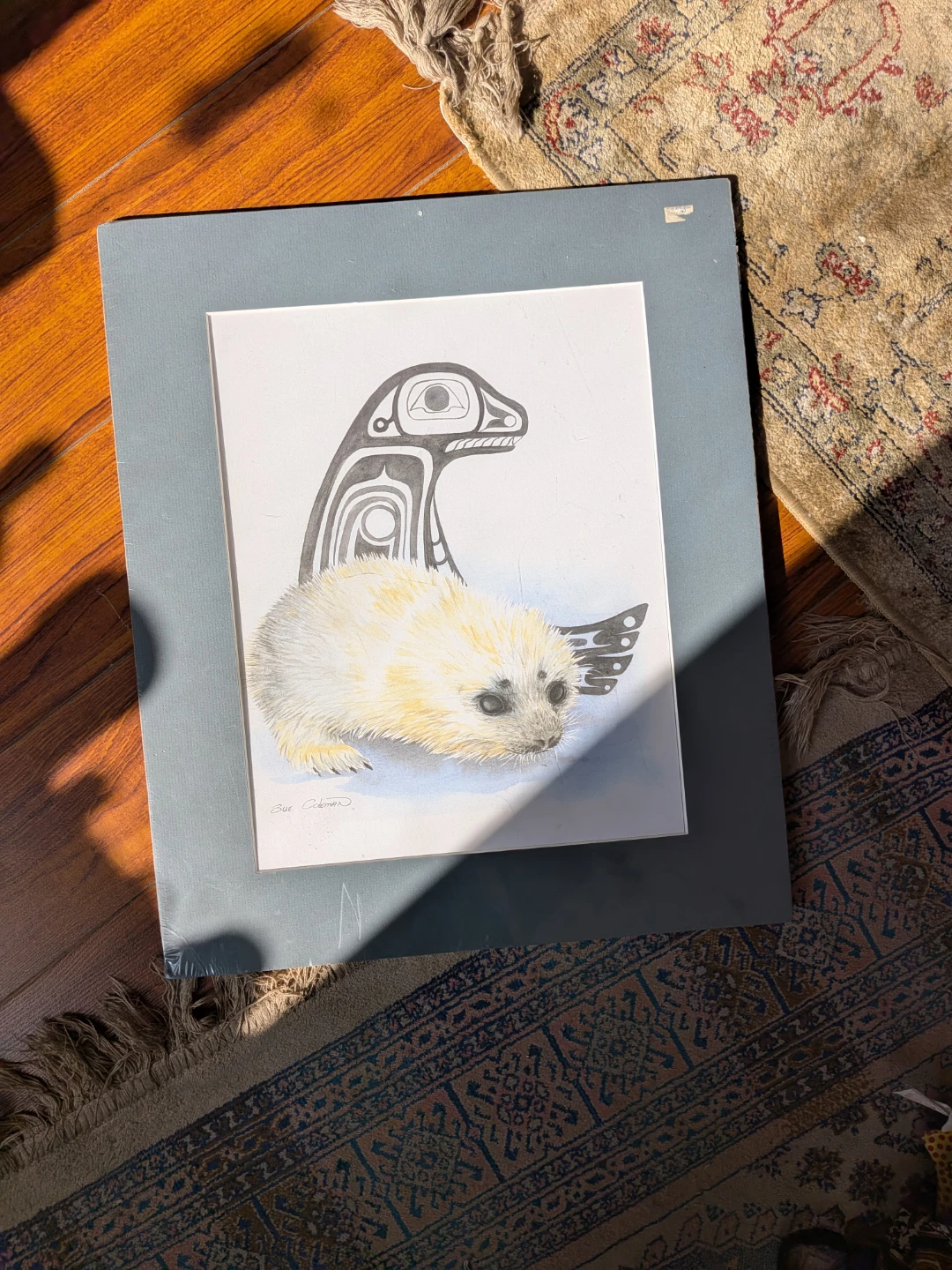 Sue Coleman Harp Seal Print