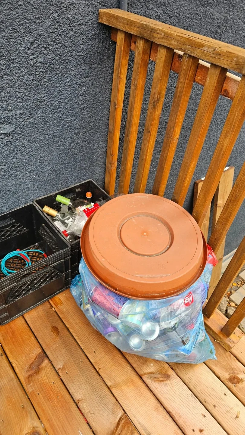 Cans and bottles