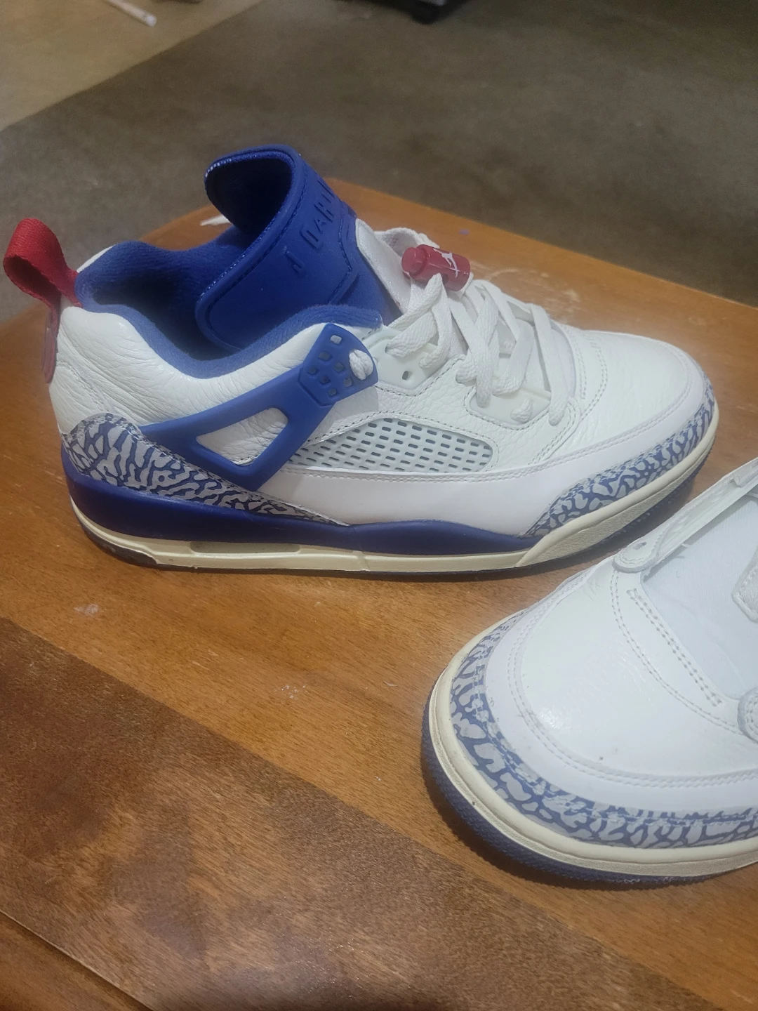 Jordan Spizike Low Sail/Storm Blue
