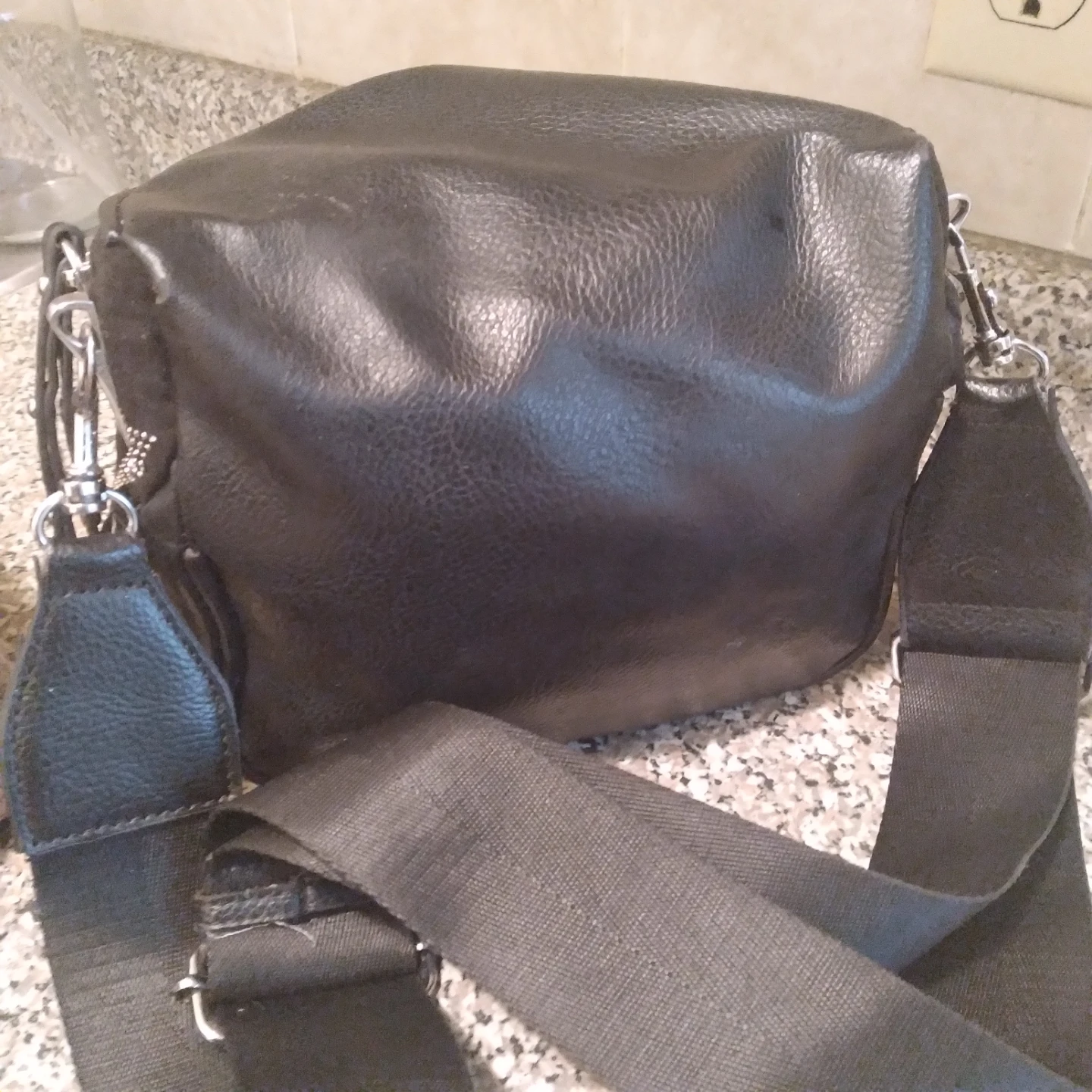 Black Studded Fashion Shoulder Bag - photo 4