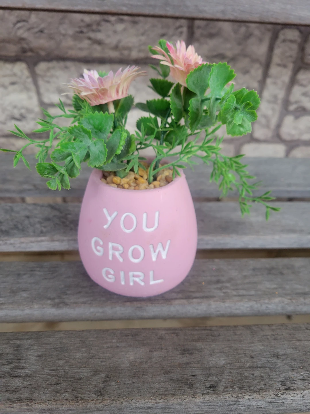 Cute Faux Flower Pot