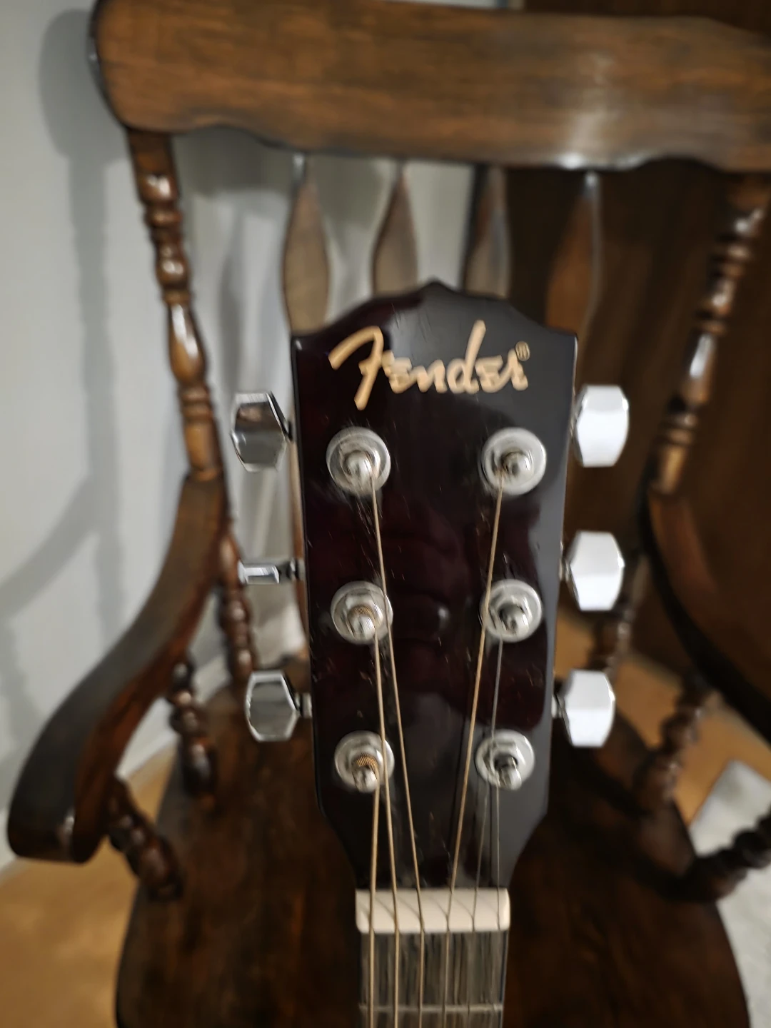 Fender acoustic guitar - photo 2