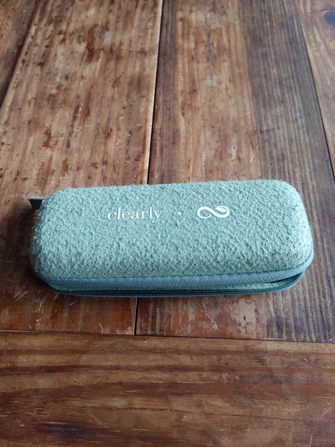 Free. Clearly Green Eyeglasses Case