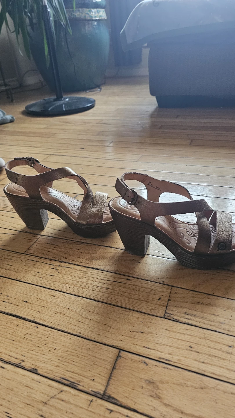 Børn Metallic Gold Sandals