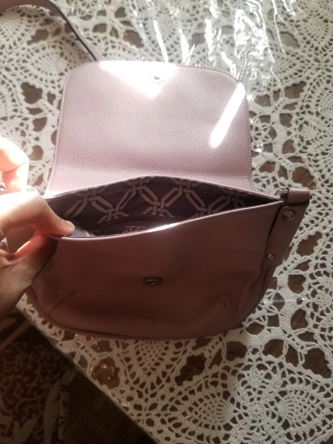 Perlina New York Leather Crossbody Bag - photo 4