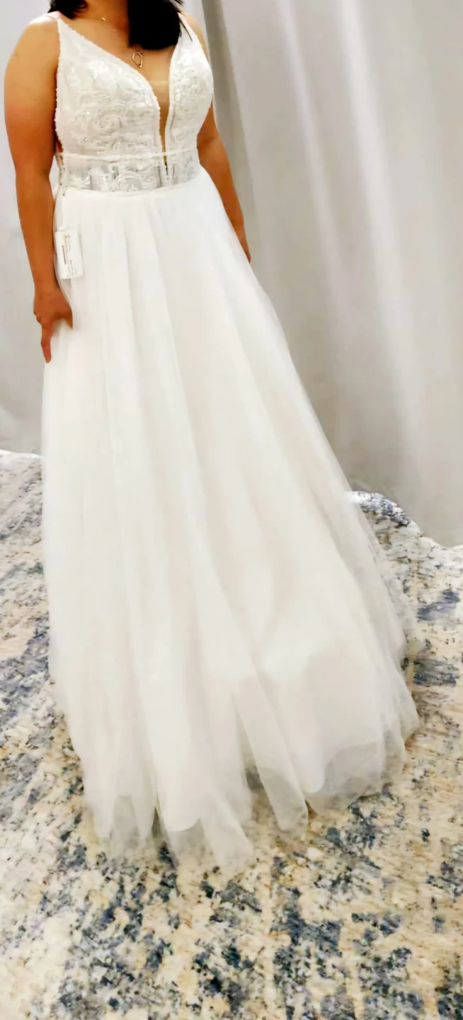 White Tulle Wedding Gown