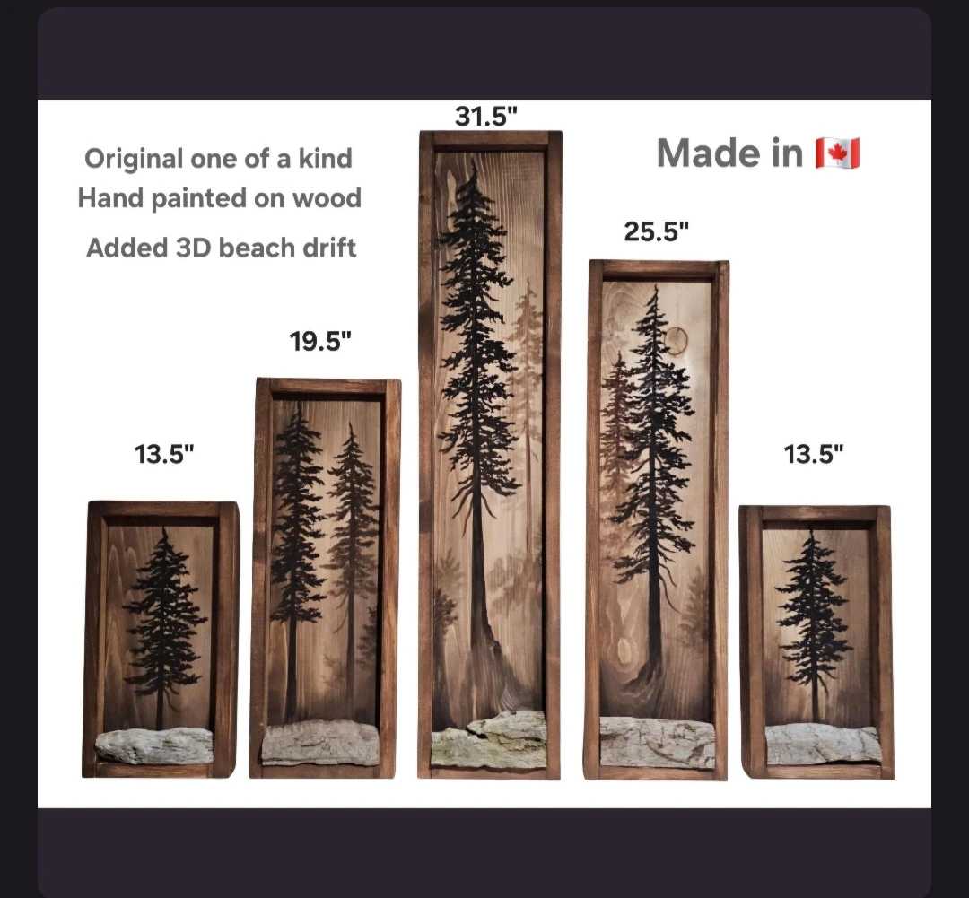 Handmade Wooden Tree Wall Art