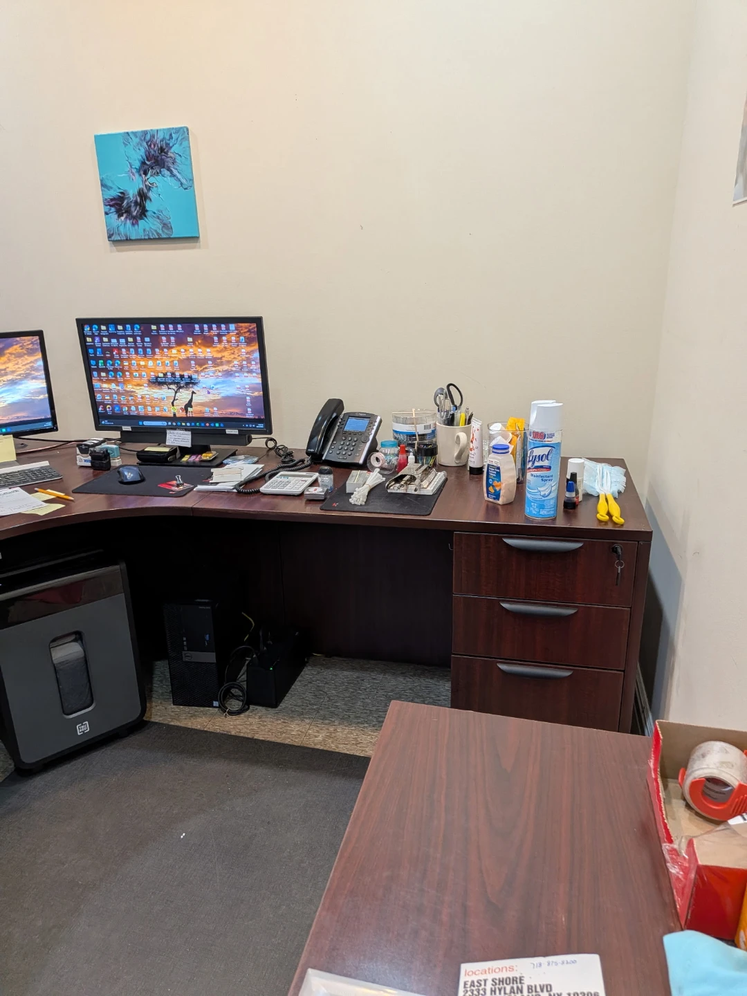 Various desks and L-Shaped Desks with File Cabinet - photo 5
