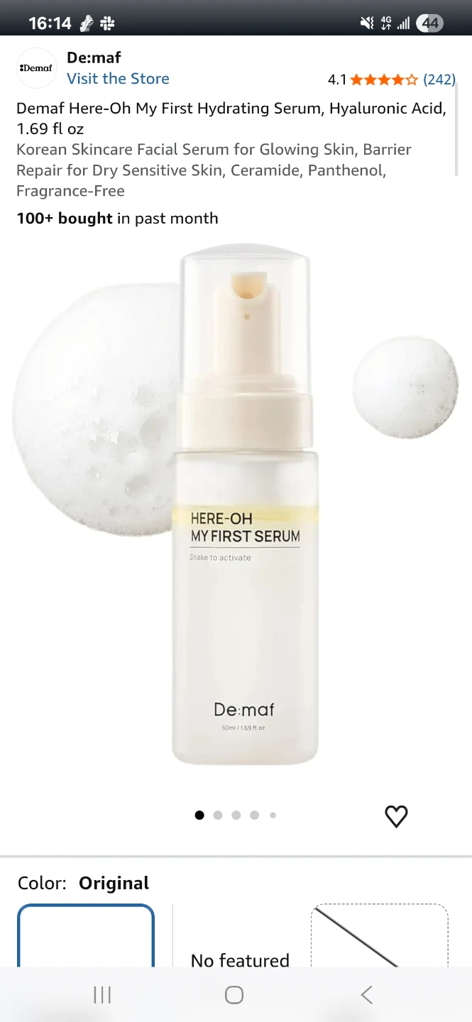 Demaf Here-Oh My First Hydrating Serum (Brand New)