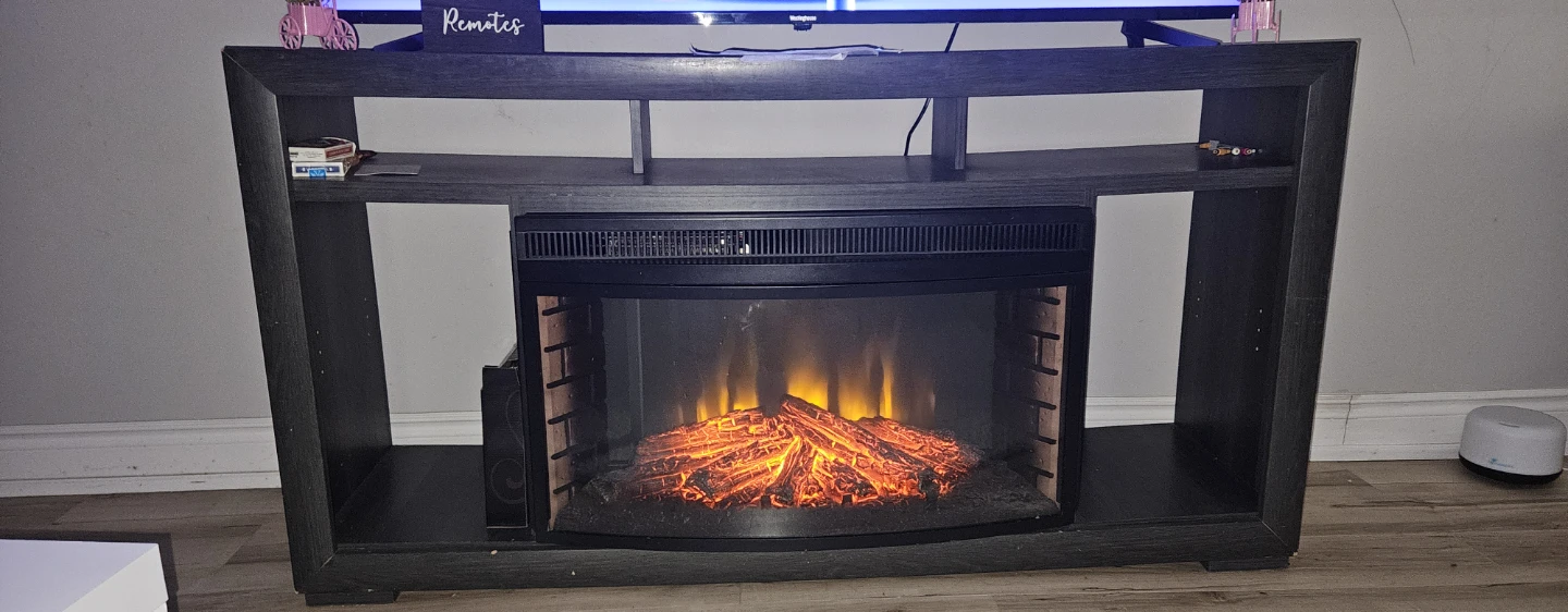 Electric Fireplace Media Console - photo 2