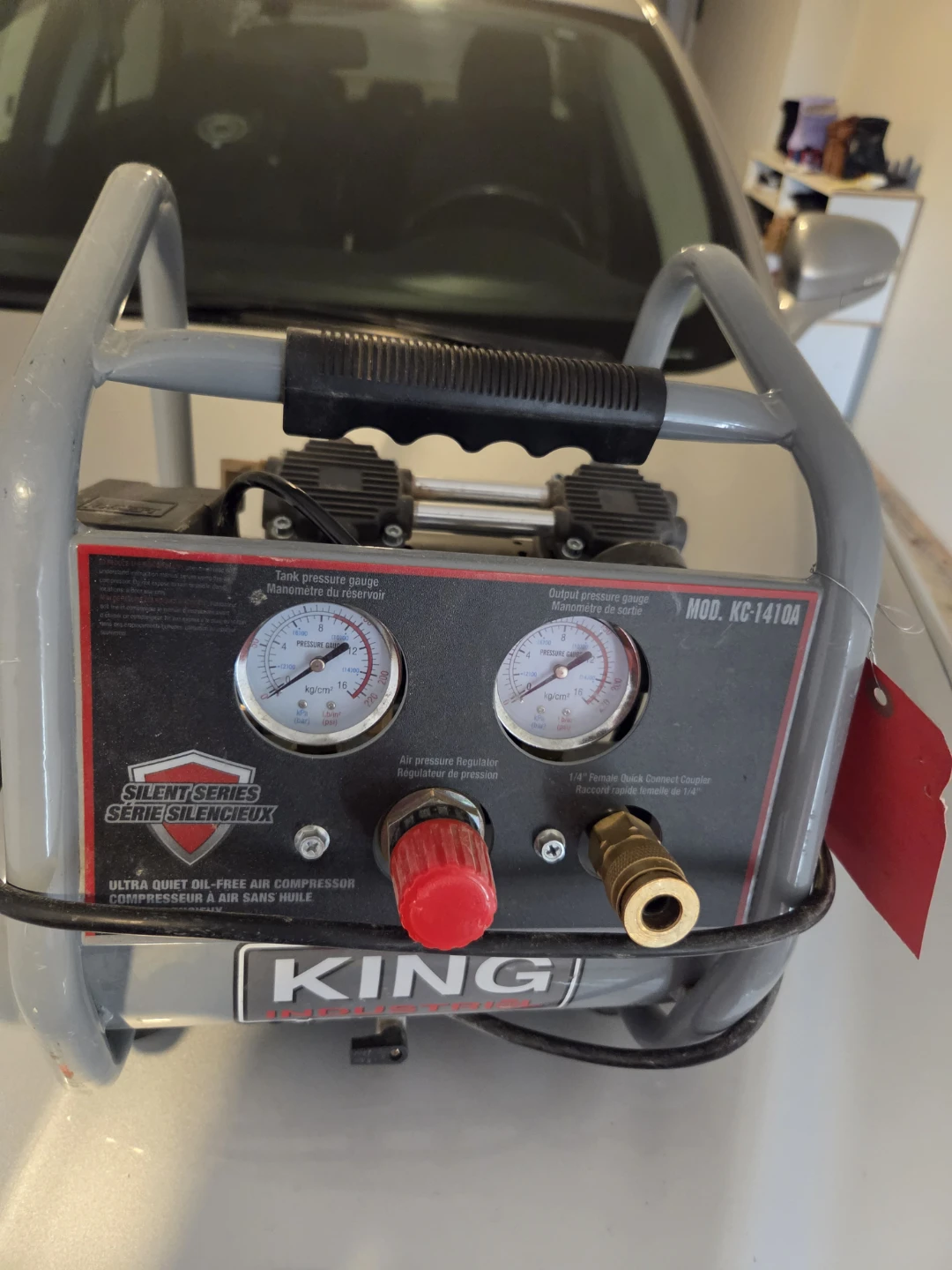 King Industrial Ultra Quiet Air Compressor KC-1410A