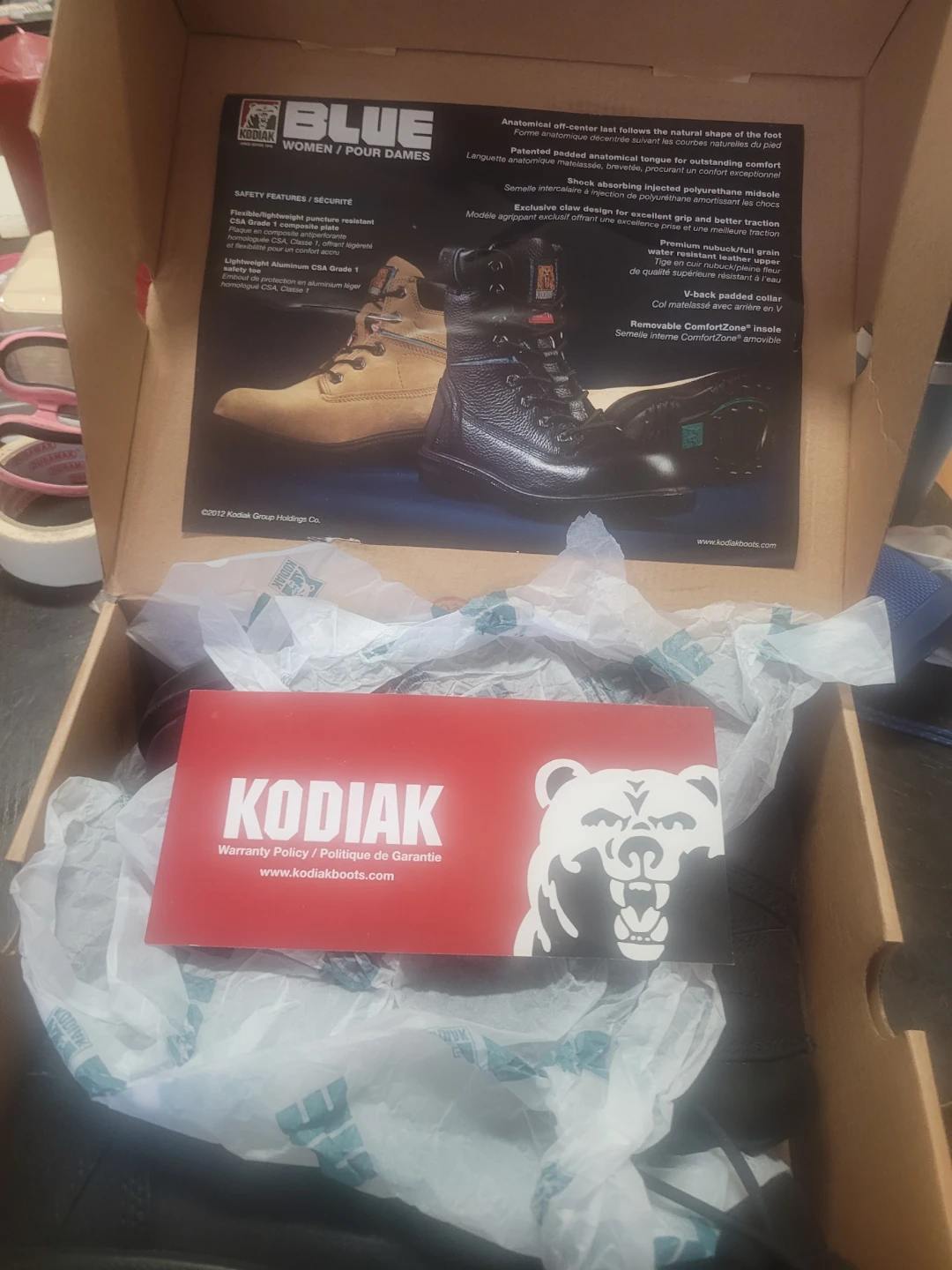 Kodiak Blue Women's Safety Boots Size 7 Man 5 - photo 4