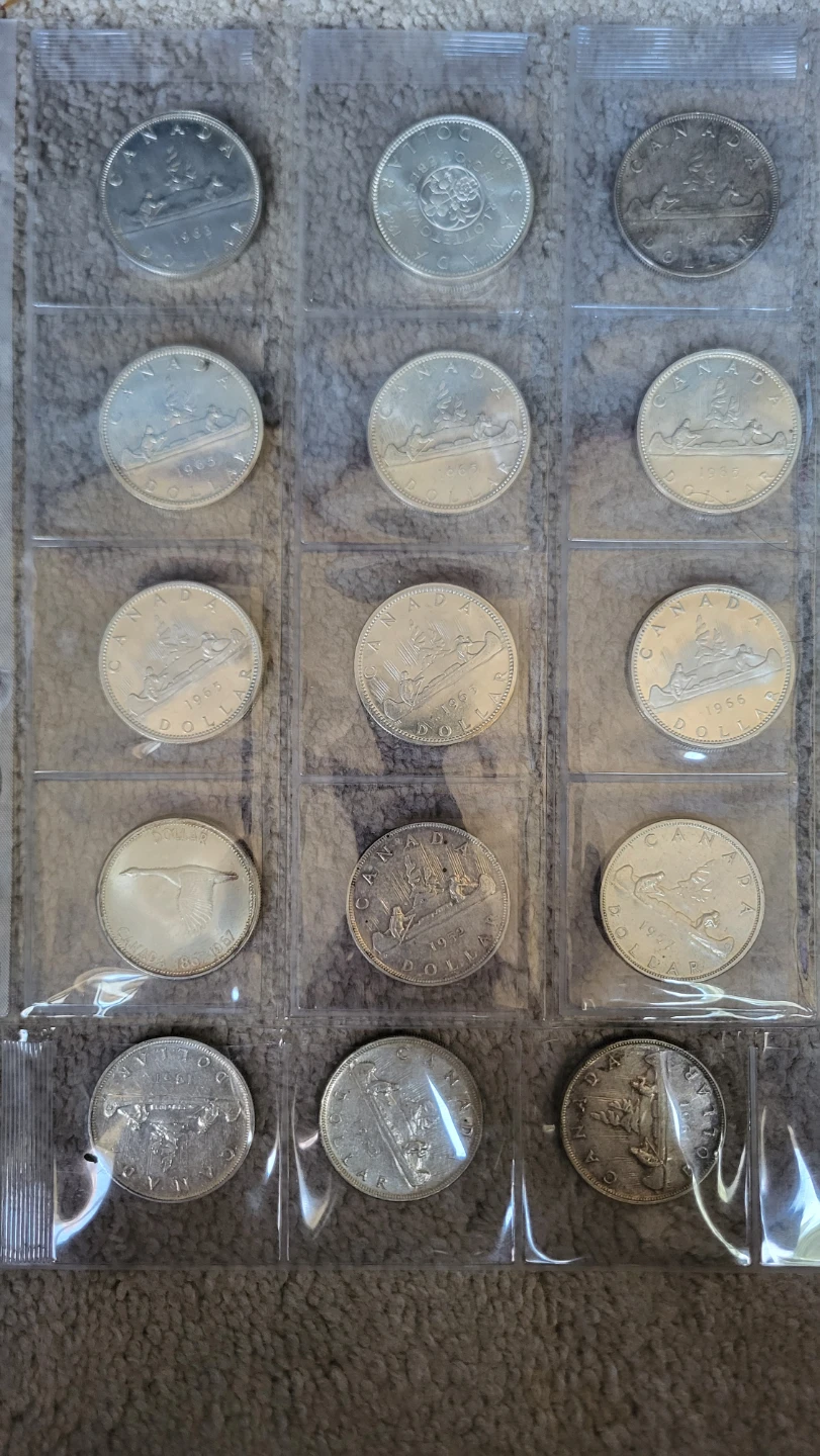 Collection of pre-1967 SILVER DOLLARS!