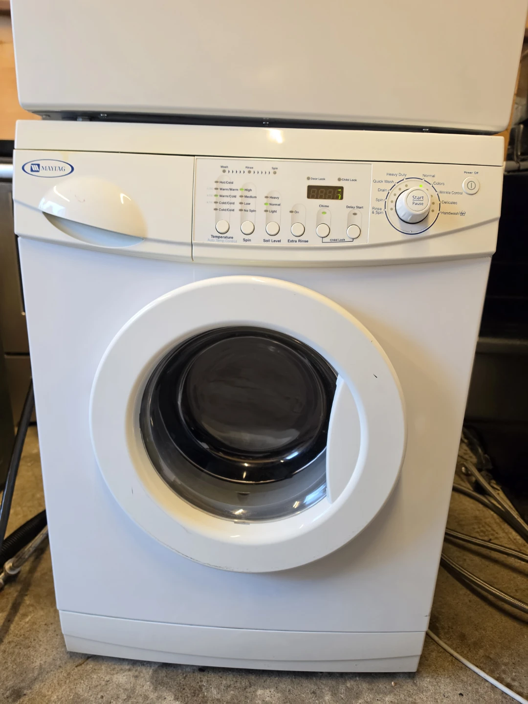 Compact Maytag Washer & Moffat Dryer Set - photo 3