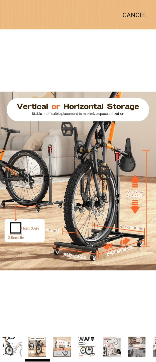 Housolution Portable Bicycle Storage Stand - photo 2