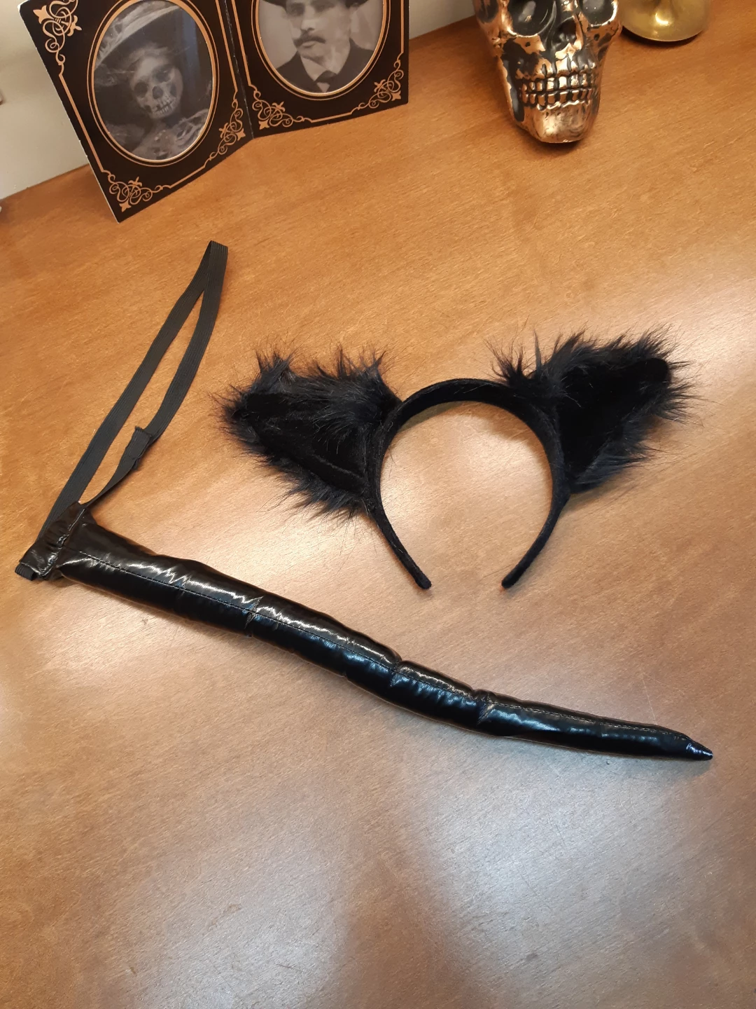 Black cat halloween costume accessory set - photo 2