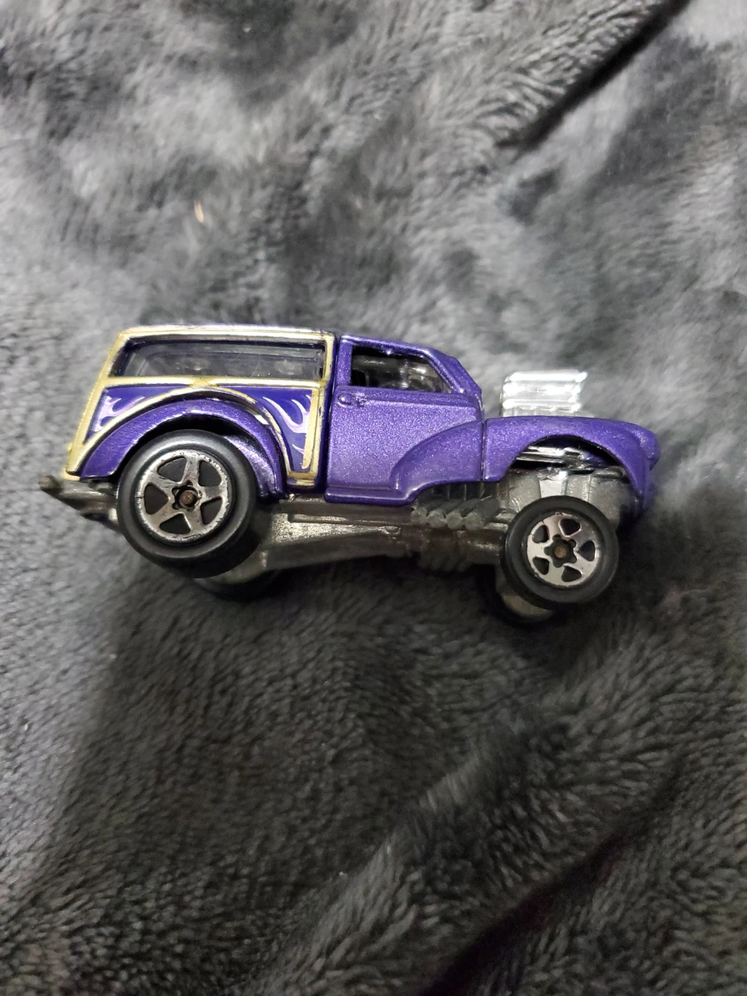 Hot Wheels Purple Woody Die-cast Toy Car - photo 4