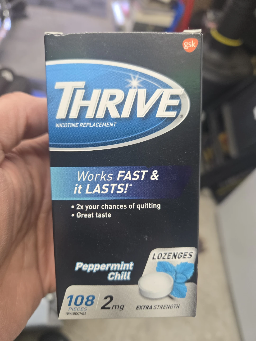 Thrive  2mg Peppermint Chill
