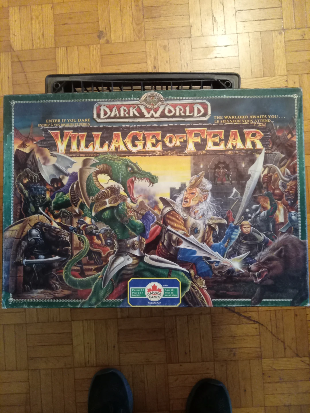 Vintage Dark World Village of Fear Board Game