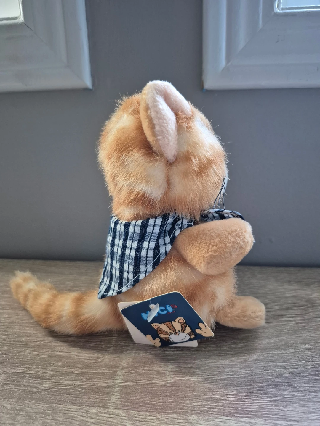 Vintage NICI Orange Tabby Cat Plush - New With Tags Collectible - photo 3