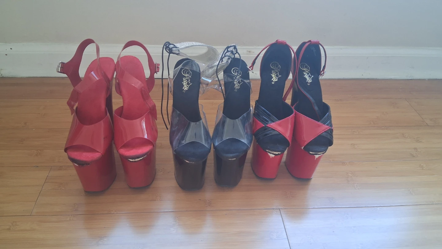 Pleaser 8 Inch Platform Heels – Size 8 & 9 – Pole Dance Heels