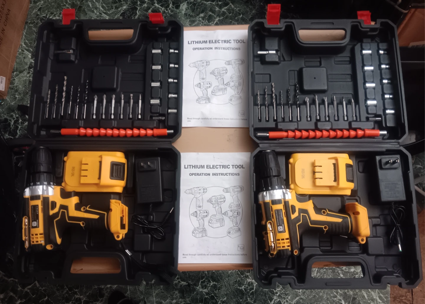 21V Longads Lithium Electric Drill Set (EACH)