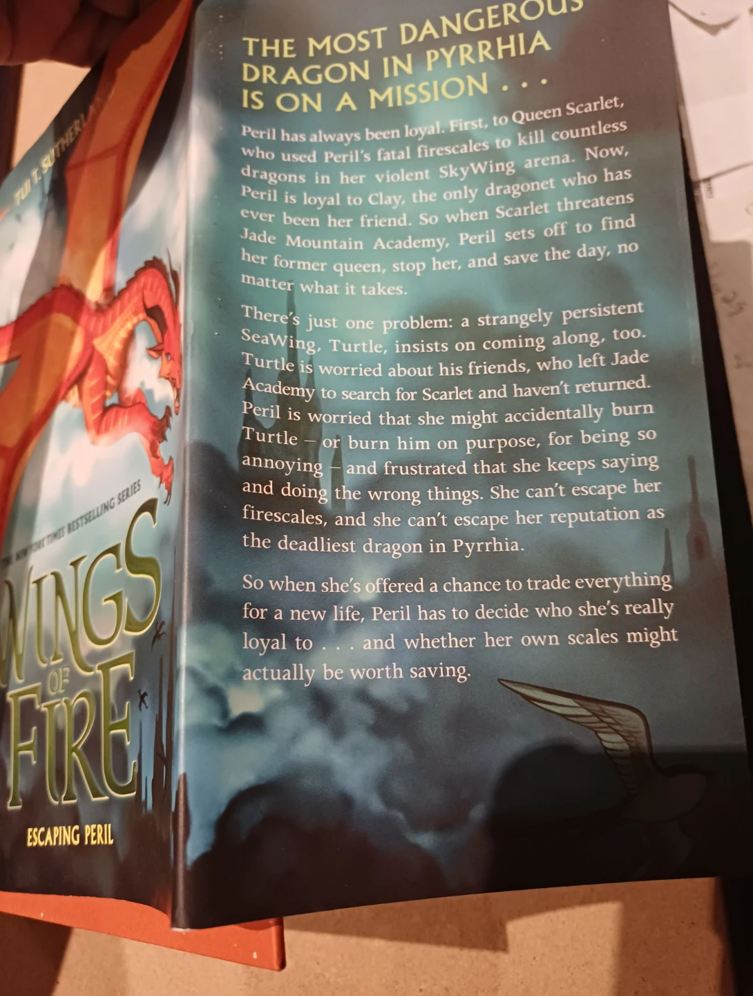 'Wings of Fire: Escaping Peril' by Tui T. Sutherland - photo 2