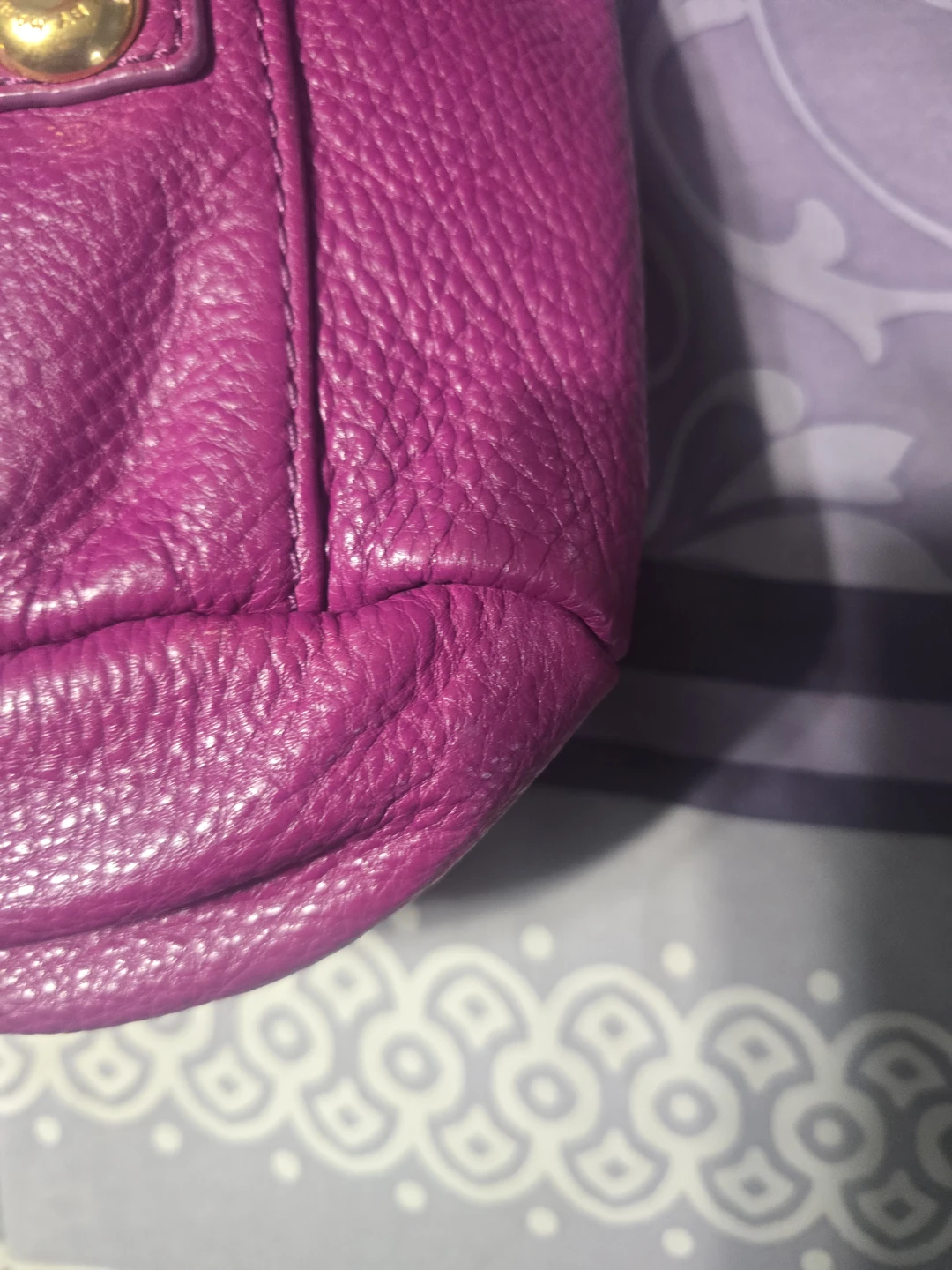Marc by Marc Jacobs Magenta Leather Bag - photo 5
