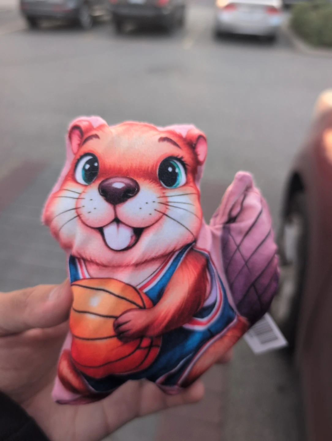 Basketball Beaver Plush Toy