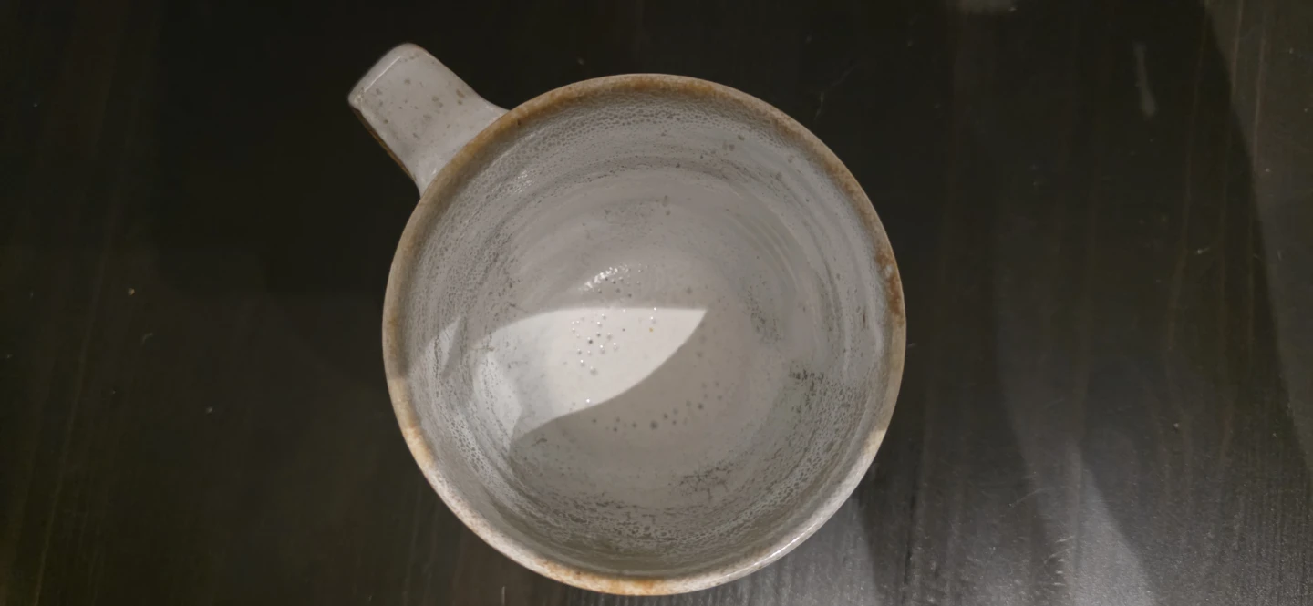 Handmade Rustic ceramic mug - photo 2