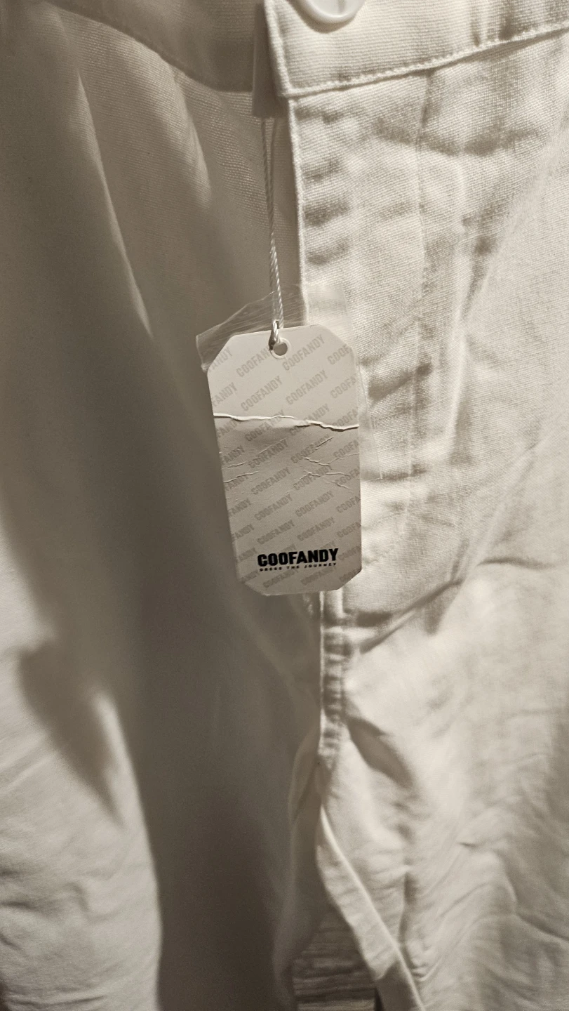 COOFANDY White Casual Pants