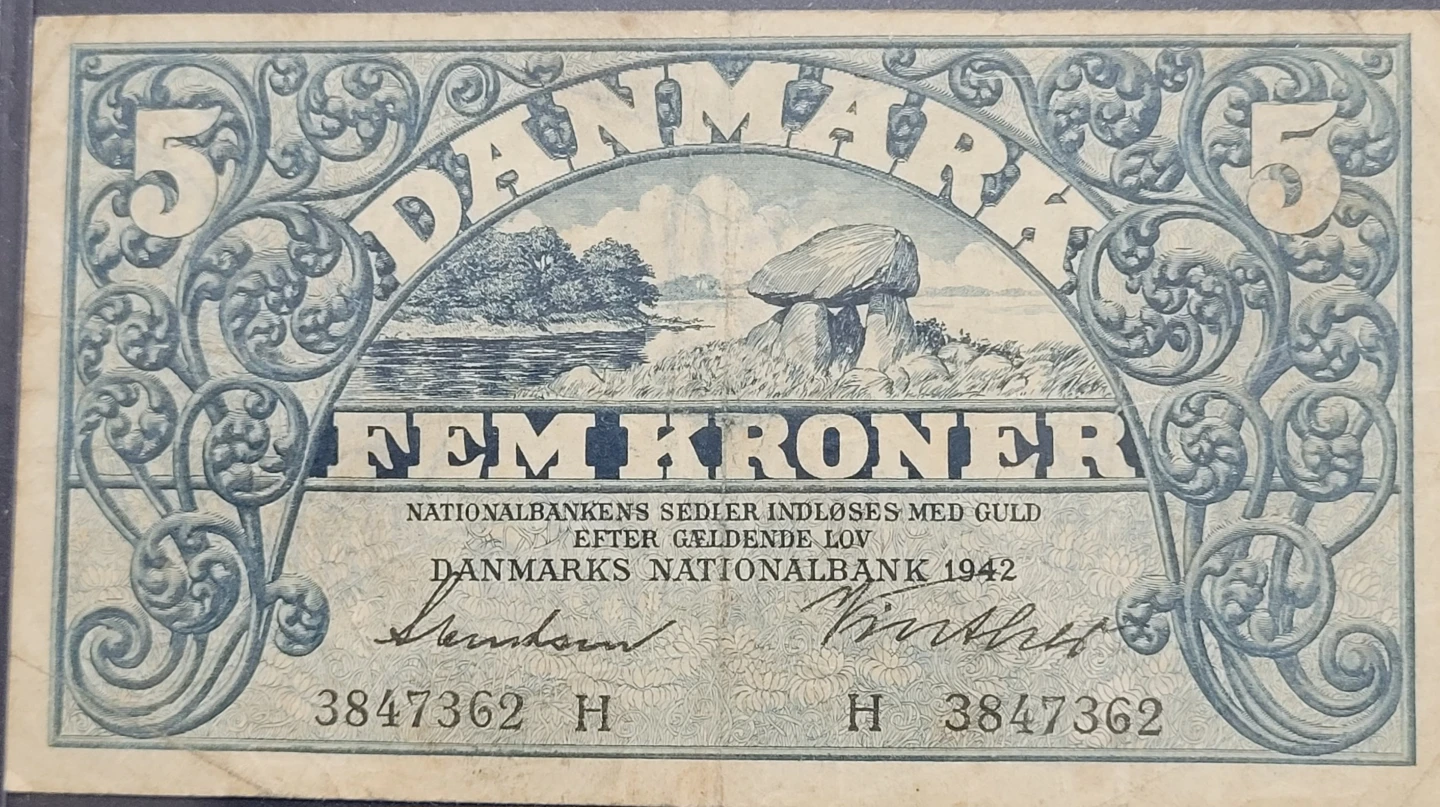 Circulated Danmark  NationalBank Note - photo 3