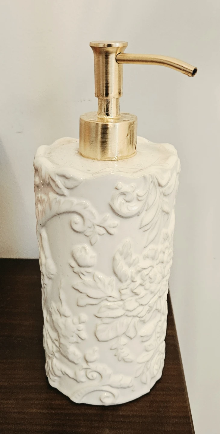 Floral Luxurious Bathroom Soap Dispenser - Excellent Deal