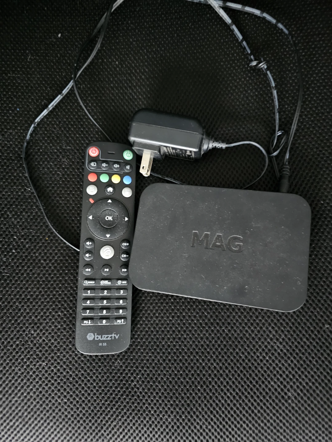MAG322 box with remote used