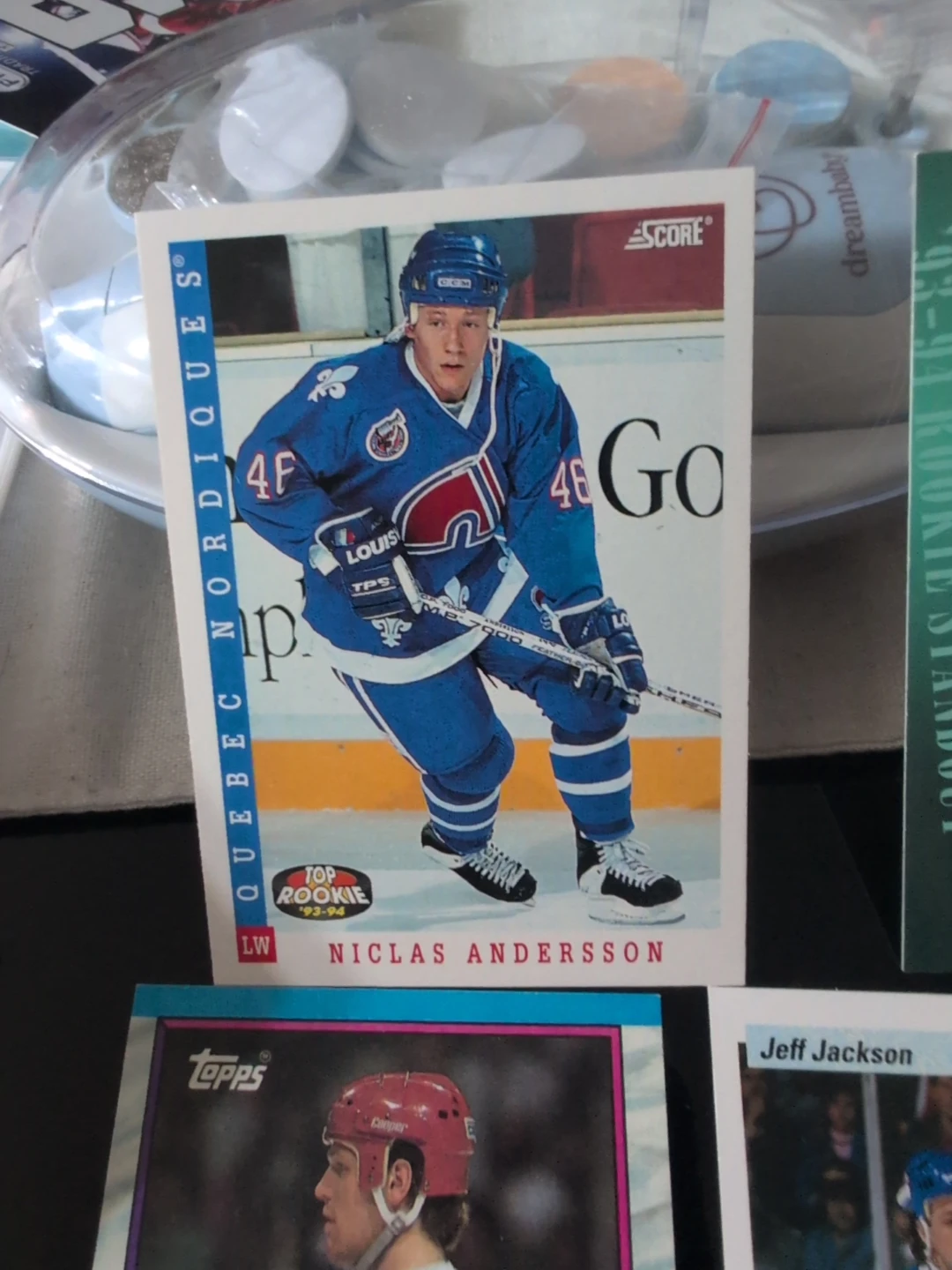 1993-94 Score Niclas Andersson Rookie Card