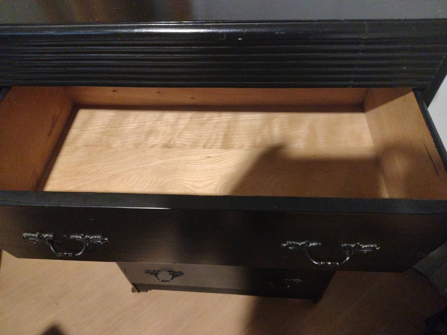 Black 4-Drawer Dresser - photo 5