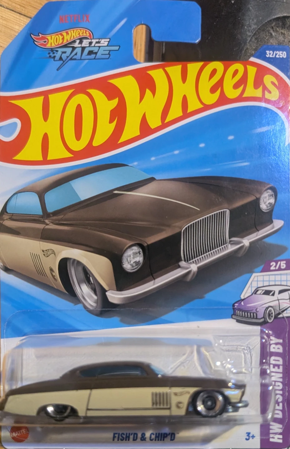 💥TREASURE HUNT💥Hot Wheels '25: B-case 'Fish'd & Chip'd' 32/250